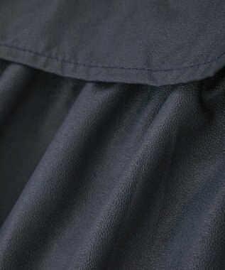 Green Parks ・ＳＵＧＡＲ　ＳＰＯＯＮ　レザーライクティアードスカー Navy