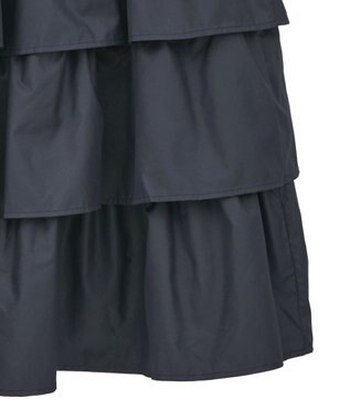 Green Parks ・ＳＵＧＡＲ　ＳＰＯＯＮ　レザーライクティアードスカー Navy