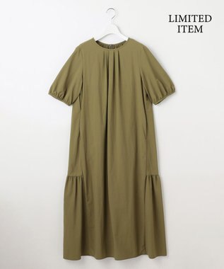 自由区 【カタログ掲載・WEB限定・接触冷感・UVカット・洗える】ファンクショナル ドレス カーキ