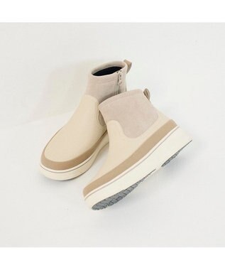 ing <ing>【レイン対応】生活防水スニーカーブーツ アイボリー