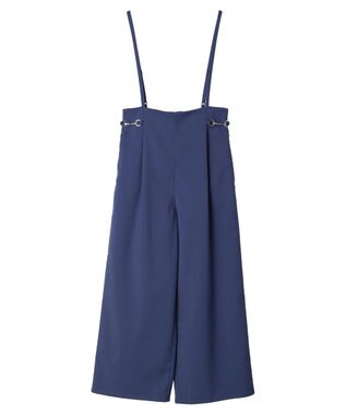 earth music&ecology ビット付きサロペット Blue