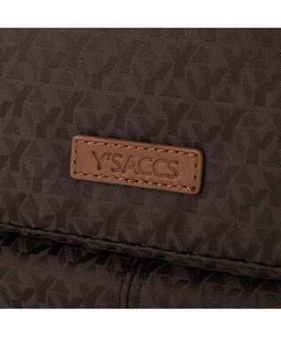 Y'SACCS ポーチ付きモノグラム2WAYトート ブラウン