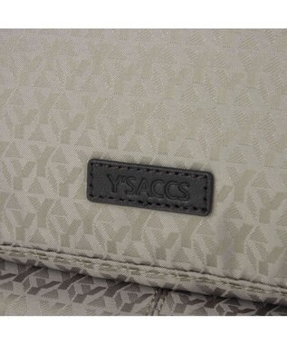 Y'SACCS ポーチ付きモノグラム2WAYトート グレー