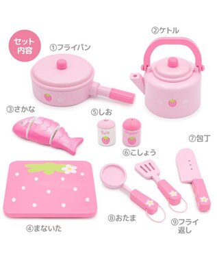 Mother garden マザーガーデン いちごのキッチンツール 9点セット -