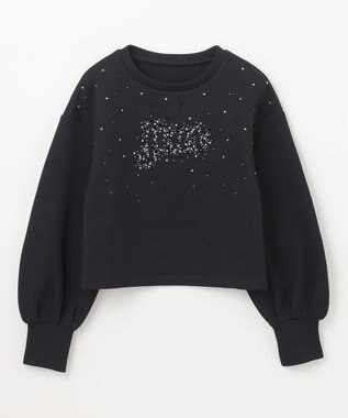 GRACE CONTINENTAL ロゴカットトップ ブラック