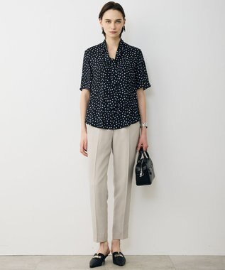 ICB L 【新色追加・WEB限定カラーあり】FluidBackSatin ドロストパンツ トープ［総裏］