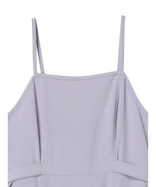 earth music&ecology サイドベルトフレアワンピース Blue