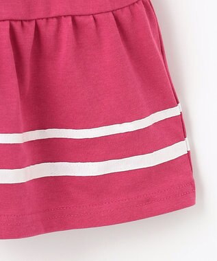 ANY KIDS セーラーカラー ワンピース ピンクレッド