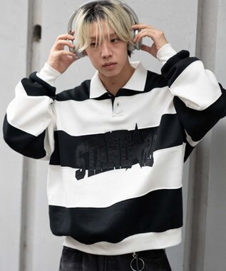 WEGO 【ユニセックス着用ITEM】カレッジロゴラガースウェット ホワイト