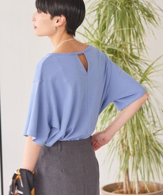 AMERICAN HOLIC バックスリットＴシャツ Grayish Blue