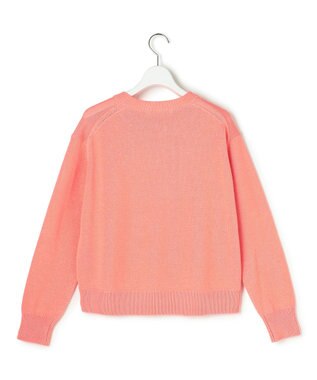 23区 【先行予約】コットンギマ クルーネック ニット ピンク系