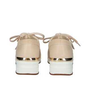 Bridget Birkin 【PARADIS COULEUR】サイドジップヒールアップスニーカー ベージュコンビ