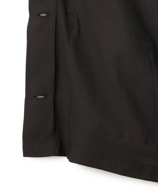 BEIGE， 【洗える】AMARYLLIS / ウエストベルトシアーサファリジャケット Black