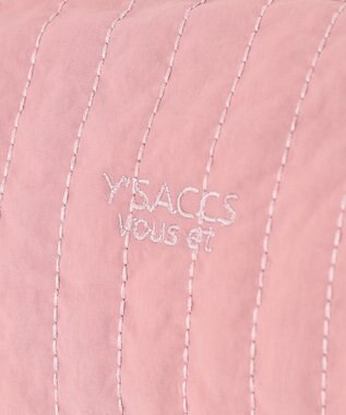 Y'SACCS 【Y’SACCS vous et】ギャザーショルダーヌビバッグ ダークピンク
