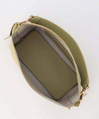 組曲 ブロードノット2WAYソフトショルダー バッグ ピスタチオ系