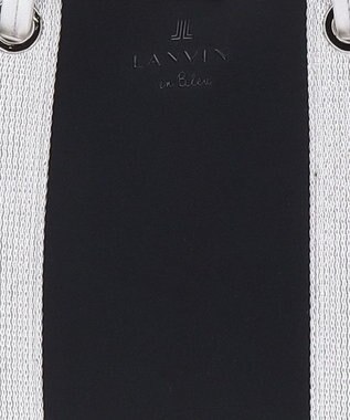 LANVIN en Bleu バリエ ポーチ付きトート ブラック