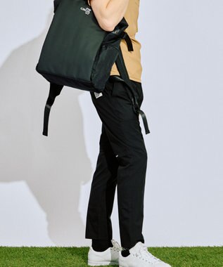 PW CIRCULUS 【MEN】ベンチレーション テーパードパンツ ゴルフ ブラック系