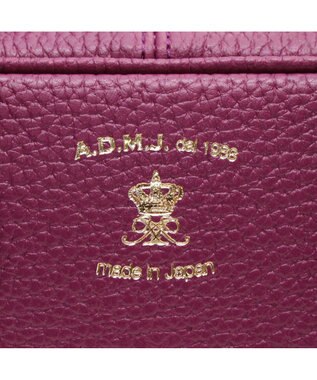 A.D.M.J. 【牛革】ボストン23cm ダークピンク