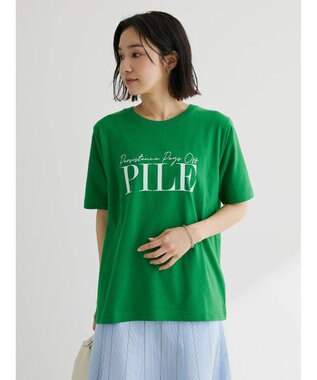Green Parks レトロロゴレギュラーＴシャツ Off White