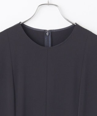 #Newans 【セレモニーにも】コクーンフォルムドレス ネイビー