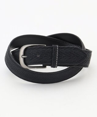 JOSEPH ABBOUD 【サスティナブル/日本製】ハイエンドレザー ベルト ブラック系