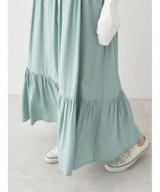 earth music&ecology ティアードキャミワンピース Mint