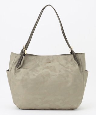 LA BAGAGERIE シャドージャカード A4トートバッグ グレージュ