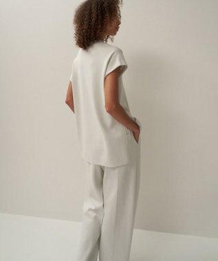 ATON 50/2 NATURAL DYED ORGANIC | モックネックプルオーバー LIGHT GRAY