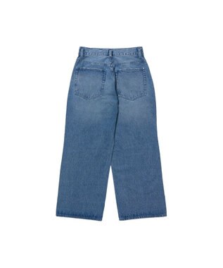 woadblue ＜坪田あさみさんコラボ＞DADA  ダダ  /  LT BLUE ワイドデニムパンツ LIGHT BLUE