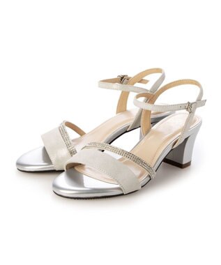  <Riz raffinee>ラインストーンデザインサンダル