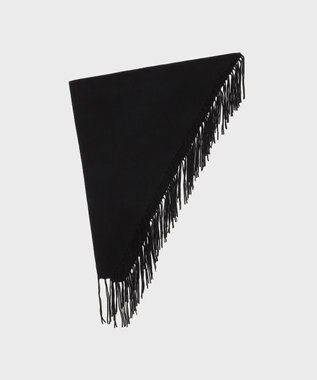 GRACE CONTINENTAL フリンジストール ブラック