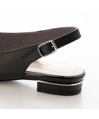 Riz raffinee <Riz raffinee>グルカデザインバックベルトパンプス ブラック