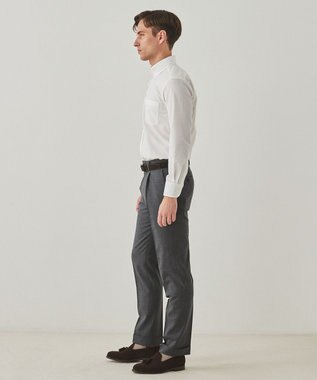 GOTAIRIKU 春夏向け【形態安定】SUMMERPREMIUMPLEATS_ボタンダウンカラー 長袖ドレスシャツ(25年春夏モデル) ホワイト系