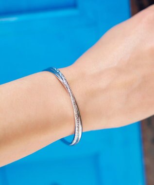 Tiaclasse メタルコンビバングル シルバー