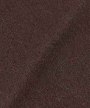 ICB リバーシブルウールマフラー バーントブラウン×サファイア系