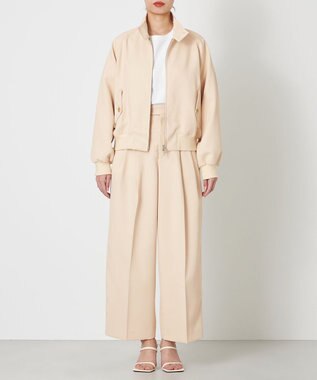 NAVE 【ReNAVE・セットアップ可/洗える/撥水加工】ホロウツイル ブルゾン ベージュ系