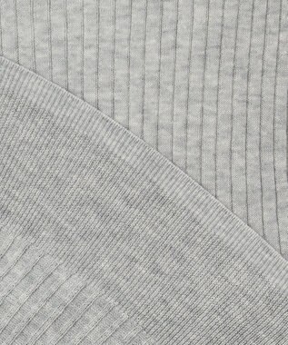 23区 【エステータ】シアーニット 長袖リブ ライトグレー系