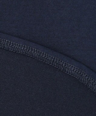 組曲 L ブラウスライクラッフル カットソー ネイビー系