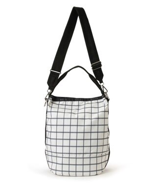LeSportsac CONVERTIBLE BUCKET BAG/モノクラスチェック モノクラスチェック