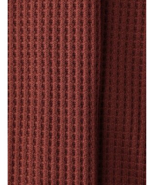 CRAFT STANDARD BOUTIQUE ワッフルレイヤード風プルオーバー Brick Red