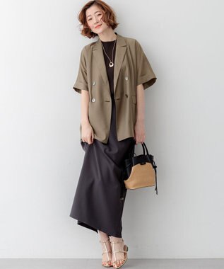 23区 【見上愛さん着用/Oggi・CanCam掲載】ポインテッド Tストラップ サンダル ゴールド系