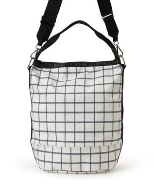 LeSportsac CONVERTIBLE BUCKET BAG/モノクラスチェック モノクラスチェック