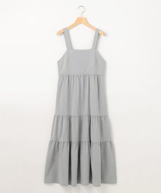 組曲 【WEB限定】ティアードワンピース ライトグレー系