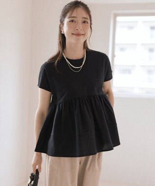 組曲 パール&メタルチェーンネックレス ゴールド系