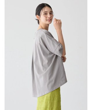 AMERICAN HOLIC 接触冷感バックタックカットプルオーバー Gray