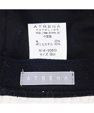 ATRENA 【Lサイズあり】JUMBLE TWEED HAT ハット アイボリー