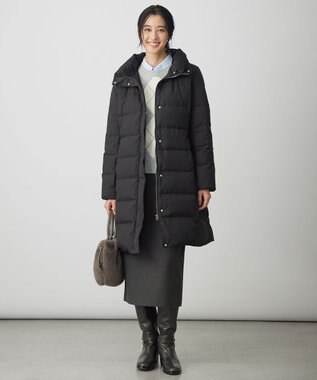 J.PRESS LADIES L SOFTサーモ2way ナロースカート チャコール系