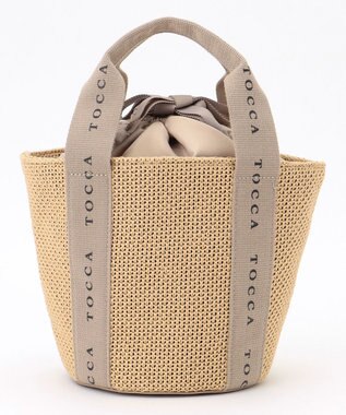 TOCCA 【WEB＆一部店舗限定】DANCING TOCCA SUMMER TOTE かごバッグ [新色]グレージュ系