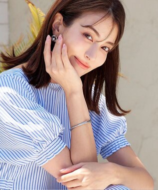 Tiaclasse メタルコンビバングル シルバー