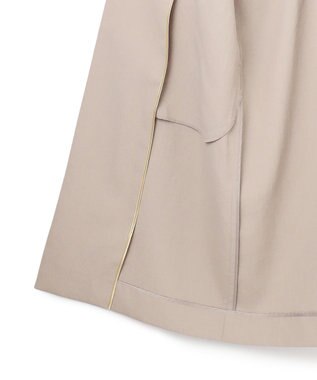 BEIGE， 【洗える】PORDIC / ノーカラードルマンロングコート Taupe